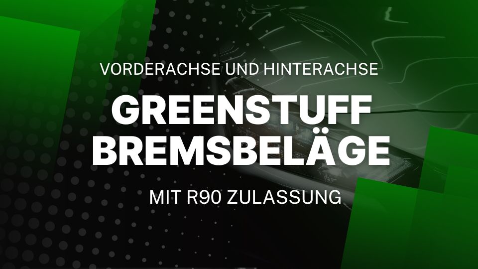 EBC Greenstuff 2000 Bremsbeläge VA und HA (mit R90)