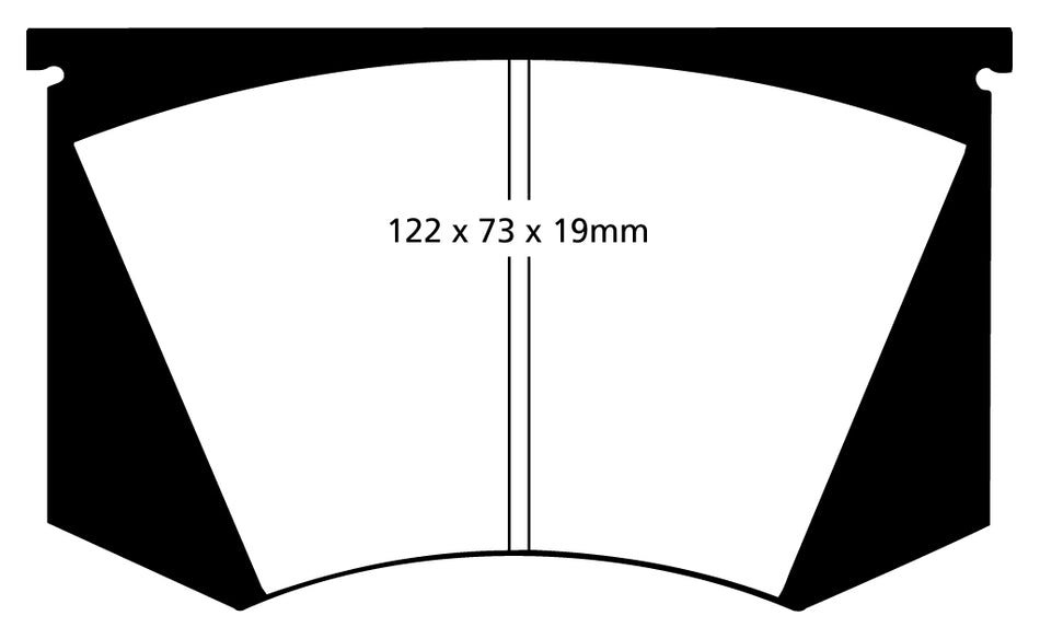 EBC Redstuff Bremsbeläge Vorderachse DP3223C ohne R90 für Aston Martin Virage 45356 (246kw/ 336PS) Baujahr: 10/88-12/92