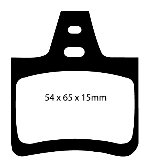 EBC Blackstuff Bremsbeläge Hinterachse DP795 mit R90 für Citroën Xantia 2.0i 16V (112kw/ 152PS) Baujahr: 03/93-01/98 mit HSN TSN: 3001 235