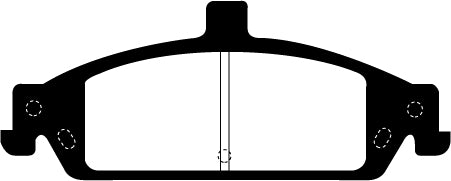 EBC Greenstuff 2000 Bremsbeläge Vorderachse DP21248 ohne R90 für Oldsmobile Cutlass 45294 Baujahr: 97-98