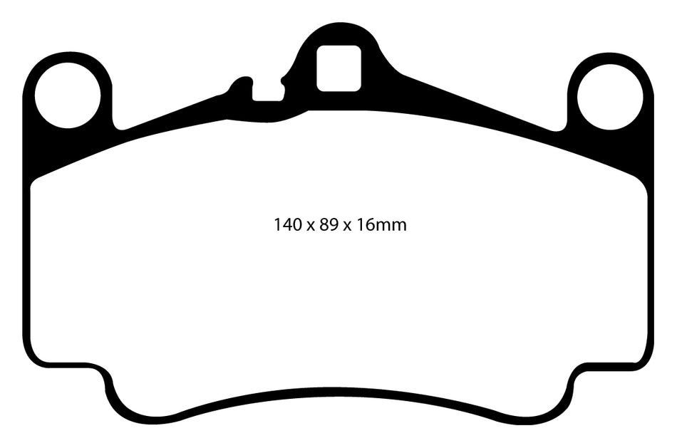 EBC RP1 Bremsbeläge Vorderachse DP81515RP1  für Movit Bremssättel 4M6 4M6