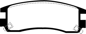 EBC Blackstuff Bremsbeläge Hinterachse DP1609 ohne R90 für Pontiac Grand Prix 45506 Baujahr: 95-96
