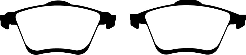 EBC Redstuff Bremsbeläge Vorderachse DP31773C ohne R90 für Mazda 6 2.3 MPS (191kw/ 260PS) Baujahr: 12/05-06/08 mit HSN TSN: 7118 550