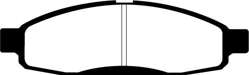 EBC Greenstuff 6000 Bremsbeläge Vorderachse DP61776 ohne R90 für Nissan Titan 45448 Baujahr: 45478