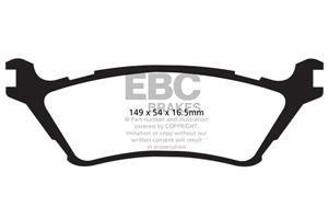 EBC Yellowstuff Bremsbeläge Hinterachse DP41891R ohne R90 für Ford F-150 5.0 Baujahr: 2012-2014