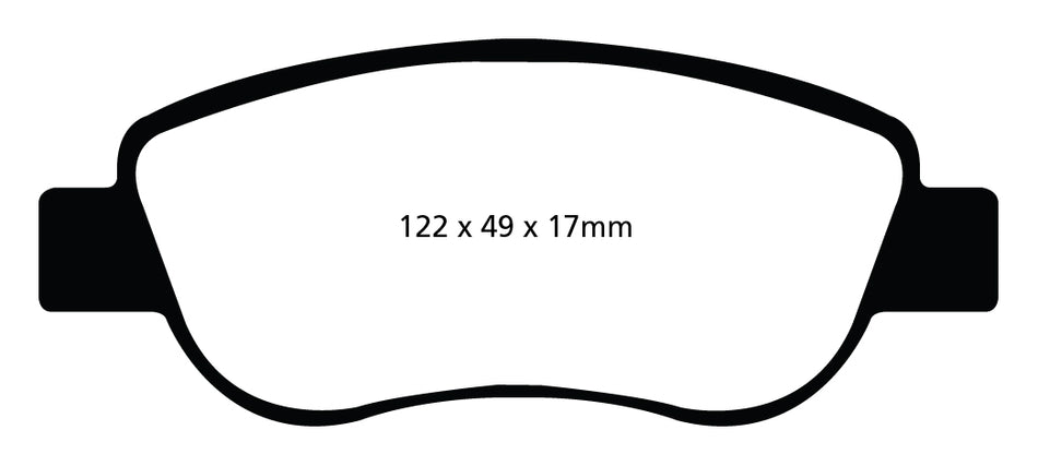 EBC Blackstuff Bremsbeläge Hinterachse DPX2405 ohne R90 für BMW 3 330 i xDrive (190kw/ 258PS) Baujahr: 07/19- mit HSN TSN: 0005 CVV