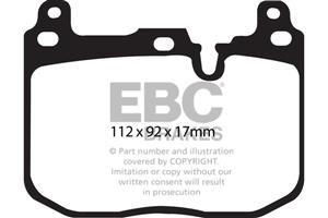 EBC Bluestuff NDX Bremsbeläge Vorderachse DP52130NDX mit R90 für BMW 4 Gran Coupe 430 d xDrive (190kw/ 258PS) Baujahr: 07/14- mit HSN TSN: 0005 BWK