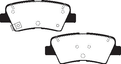EBC Blackstuff Bremsbeläge Hinterachse DPX2188 mit R90 für Kia CEE´D 1.6 CRDi 136 (100kw/ 136PS) Baujahr: 03/18- mit HSN TSN: 1260 AEL