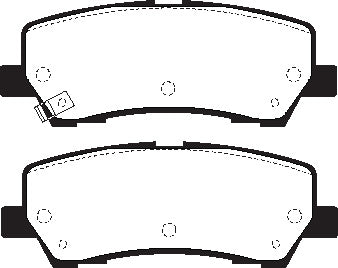 EBC Yellowstuff Bremsbeläge Hinterachse DP43043R mit R90 für Ford (USA) Mustang 6 2.3 Turbo (Performance Package) Baujahr: 15-