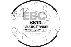 EBC Bremsbacken Hinterachse 6613  für Renault Kangoo 1 D 55 1.9 (40kw/ 54PS) Baujahr: 03/98- mit HSN TSN: 3004 555