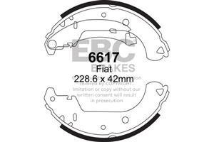 EBC Bremsbacken Hinterachse 6617  für Fiat Doblo 45383 (88kw/ 120PS) Baujahr: 10/11- mit HSN TSN: 1727 ALN