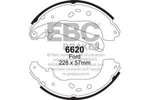 EBC Bremsbacken Hinterachse 6620  für Ford Tourneo Connect 1.8 TDCi (66kw/ 90PS) Baujahr: 06/02-12/13 mit HSN TSN: 8566 526