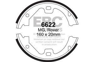 EBC Handbremsbacken  6622  für MG MG ZT- T 190 (140kw/ 190PS) Baujahr: 10/01-07/05 mit HSN TSN: 2142 335