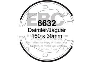 EBC Handbremsbacken  6632  für Jaguar XJ 8 , 4.0 (209kw/ 284PS) Baujahr: 07/97-05/03 mit HSN TSN: 2051 353