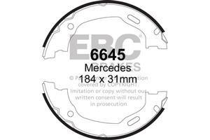 EBC Handbremsbacken  6645  für Mercedes-Benz M-Klasse ML 55 AMG (255kw/ 347PS) Baujahr: 02/00-06/05 mit HSN TSN: 0710 449