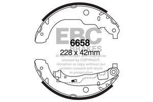 EBC Bremsbacken Hinterachse 6658  für Peugeot 207 1.4 HDi (50kw/ 68PS) Baujahr: 02/06- mit HSN TSN: 3003 AJO