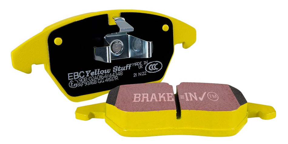 EBC Yellowstuff Bremsbeläge Hinterachse DP42089R mit R90 für BMW 2 Coupe M2 (338kw/ 460PS) Baujahr: 11/22- mit HSN TSN: 7909 ADF