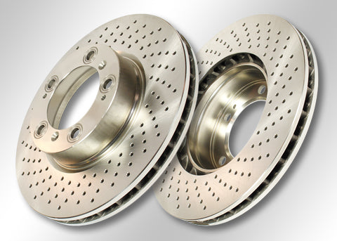 EBC Bremsscheibe Premium Disc D gelocht Vorderachse D1167D für Porsche 911 3.6 Carrera (210kw/ 286PS) Baujahr: 08/95-09/97 mit HSN TSN: 0583 450