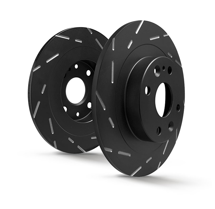 EBC Black Dash Disc Sportbremsscheibe Vorderachse USR1035 mit ABE für Lexus LS (2) 400 , 4.0 (203kw/ 276PS) Baujahr: 09/98- mit HSN TSN: 5013 402