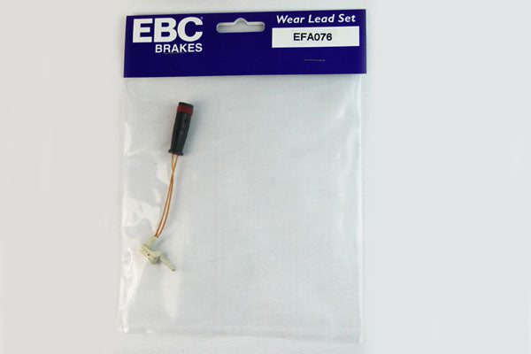 EBC Verschleisswarnkontakte Hinterachse EFA076  für Mercedes-Benz C-Klasse C 200 Kompressor (120kw/ 163PS) Baujahr: 05/02-08/07 mit HSN TSN: 0999 AKX