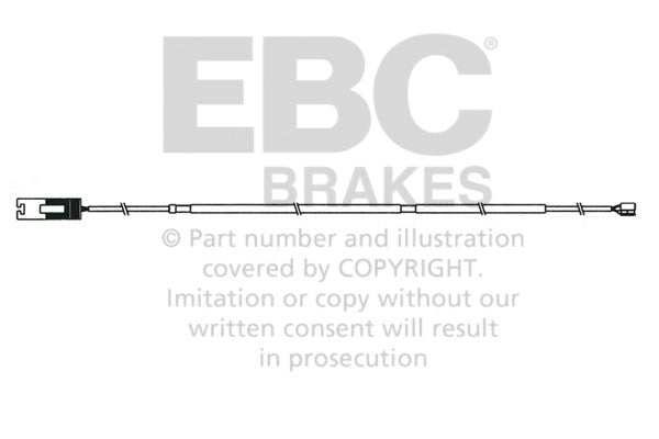 EBC Verschleisswarnkontakte Hinterachse EFA122  für MG MG ZT 2.0 CDTi (96kw/ 131PS) Baujahr: 11/02-07/05 mit HSN TSN: 2142 353